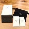 Used [New] Celine Triomphe Embossed Card Holder