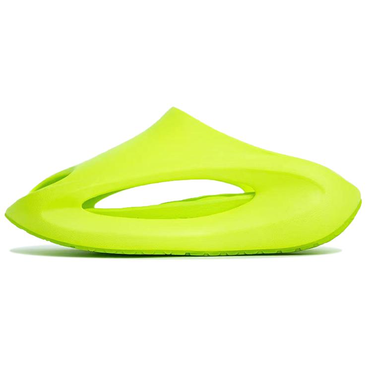 New LiNing Quiet Abrasion Resistant Slide Slippers Men's Fluorescent Verdant Green AZSS009-7