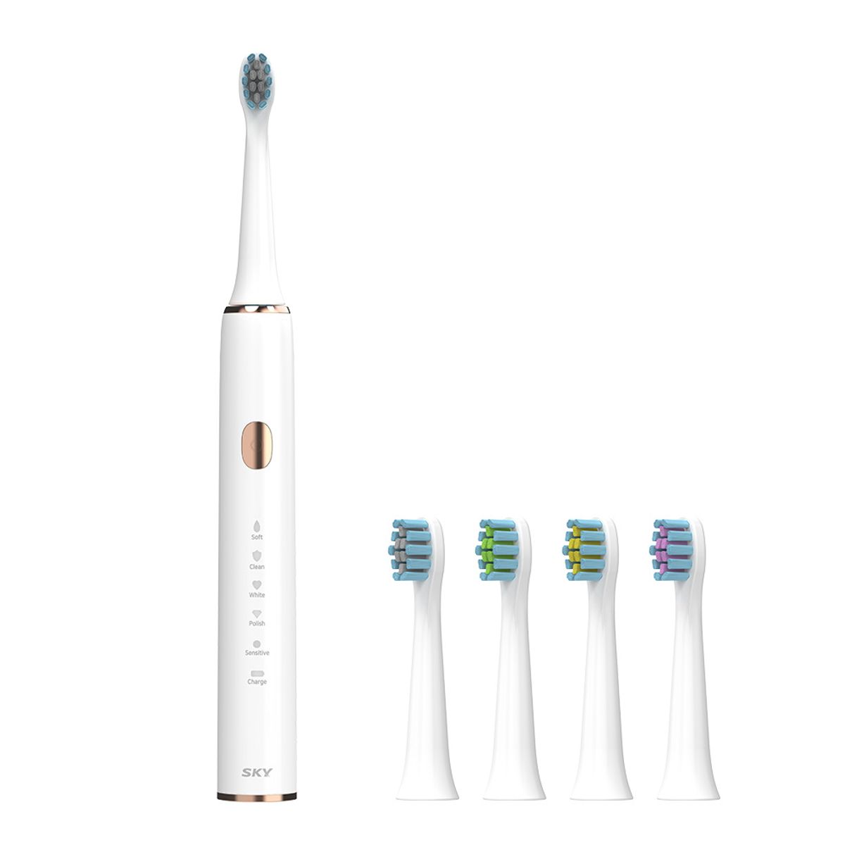 5-Speed Sonic Vibration Electric Toothbrush ST10 Automatic Timer IPX7 Fully Waterproof