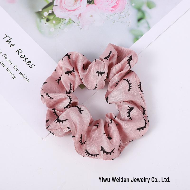 European & American Fashion Silk Hair Ties & Headbands for Women - Customizable Logo