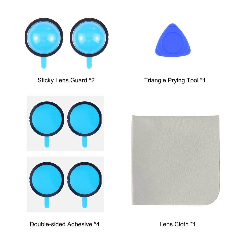 Lens Guards for Insta360 X3 Anti-Scratch Lens Protector Cap for Insta 360 X3 Camera Protective Guard Accessories Dust-proof