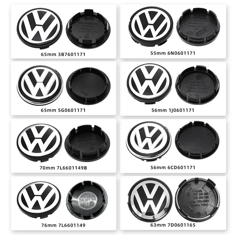 For VOLKSWAGEN VW GTI B6 2025 Hot For Volkswagen 4Pcs 56/65/66mm Car Wheel Center Hub Caps Cover Replacement Accessories For Vol