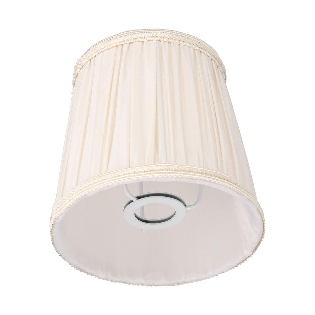 Cloth Lampshade Interventional Modern Decorative Fabric Table Lamp Cover for E14 BulbsApricot