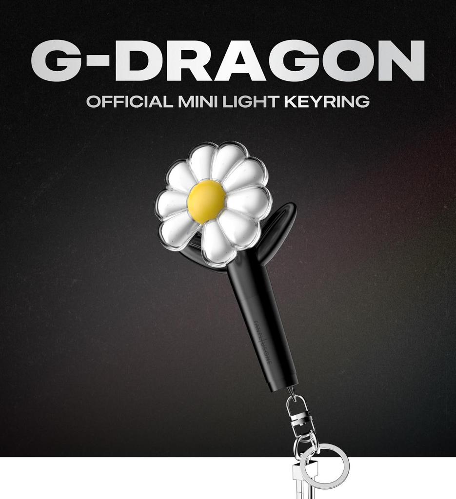 [BRELOCZEK CZARNY wersja] G-DRAGON (BIGBANG) OFICJALNY MINI BRELOK ŚWIETLNY