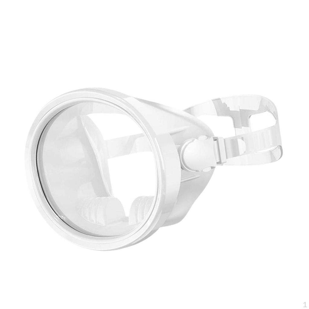 Compact Scuba Goggles for Freediving with Silicone And Glass