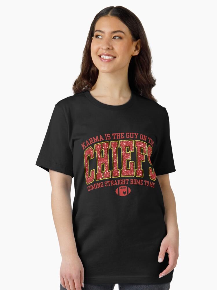 Karma Is The Guy On The Chiefs Travis Kelce Taylor Essential T-Shirt