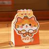 2027 Mini Desktop Calendar Cartoon Cat Prints Desk Calendar Portable Office Home Decoration