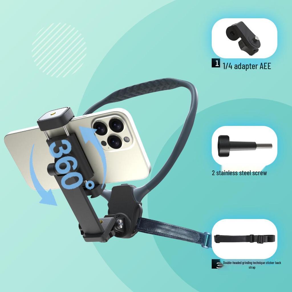 MagSafe Magnetic Phone & Action Camera Mount with Lanyard for Video Shooting