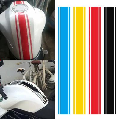 1PCS Adesivos de motocicleta 50*5cm Tanque Capota Vinil À prova d'água Listra Pinstripe Decalque Adesivo Para Corrida Motor Styling Decorações