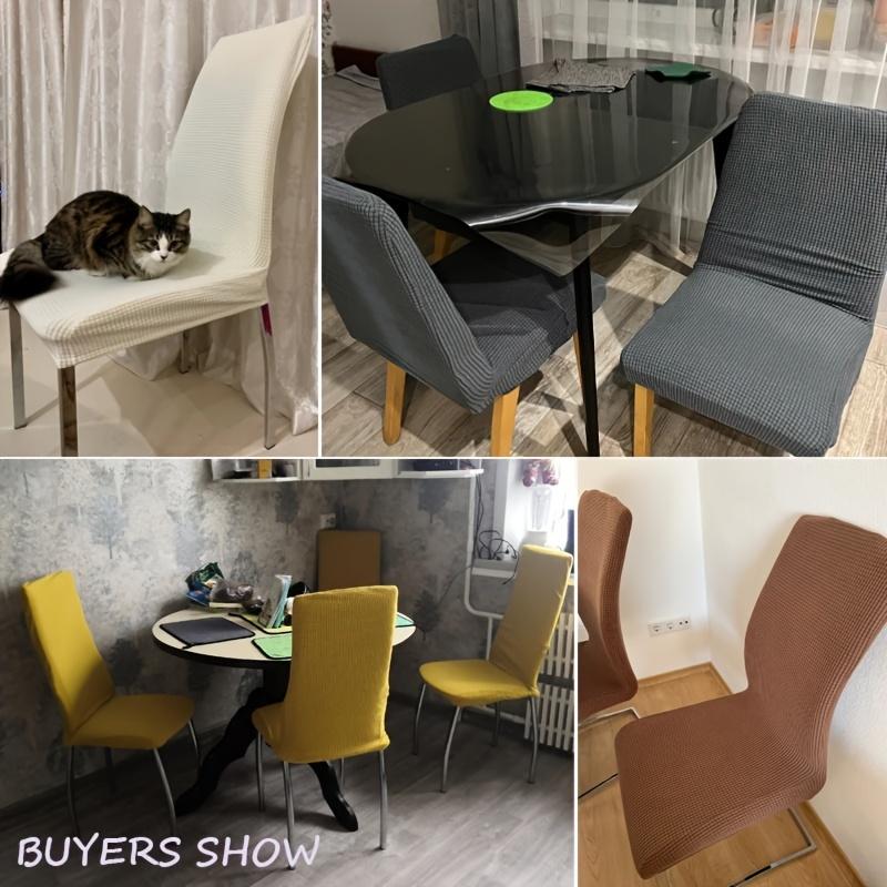 Elastic Thickened Chair Cover Universal for All Seasons Hotel And Home Chair Cover, One-Piece Stool Cover