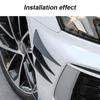 6 Stück Universal Frontstoßstangenlippe Dekoration Diffusor Splitter Finnen Karosserie Spoiler Canards Valance Kinn Auto Tuning Canard