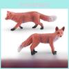 Wild Animal Fox Pvc Figure For Kids Learning Gift And Nature Scene Decoration