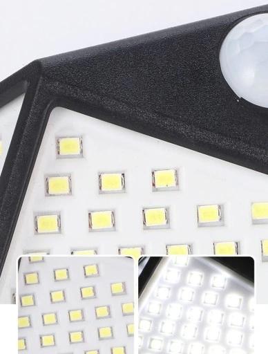 Lampa Solarna Z Czujnikiem Ruchu Zmierzchu Jasna 100 Led Mocna Zewnętrzna