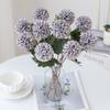 Artificial Flowers Silk Ball Chrysanthemum Bouquet For Wedding Home Decor Manual Flower Arrangement Accessories Fake Plants