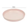 23cm Wheat Straw Plate 8-color Plate Wheat Straw Hotel Vegetable Fruit Plate Stackable Unbreakable Reusable BPA Free Tableware