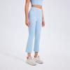 Women High Waisted Slim Fit Cigarette Pants For Yoga Running Workout