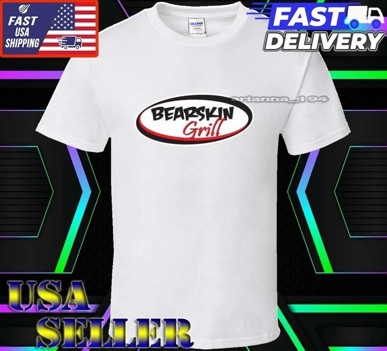 New Shirt Bearskin Grill Logo T-Shirt Funny American Usa Unisex Size S-5XL L