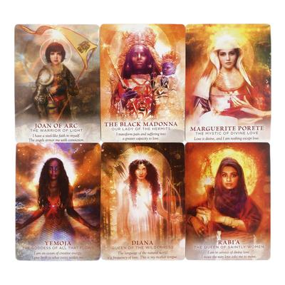 Féminin Divin Anglais Visions Édition Divination Jeu de Cartes de Tarot