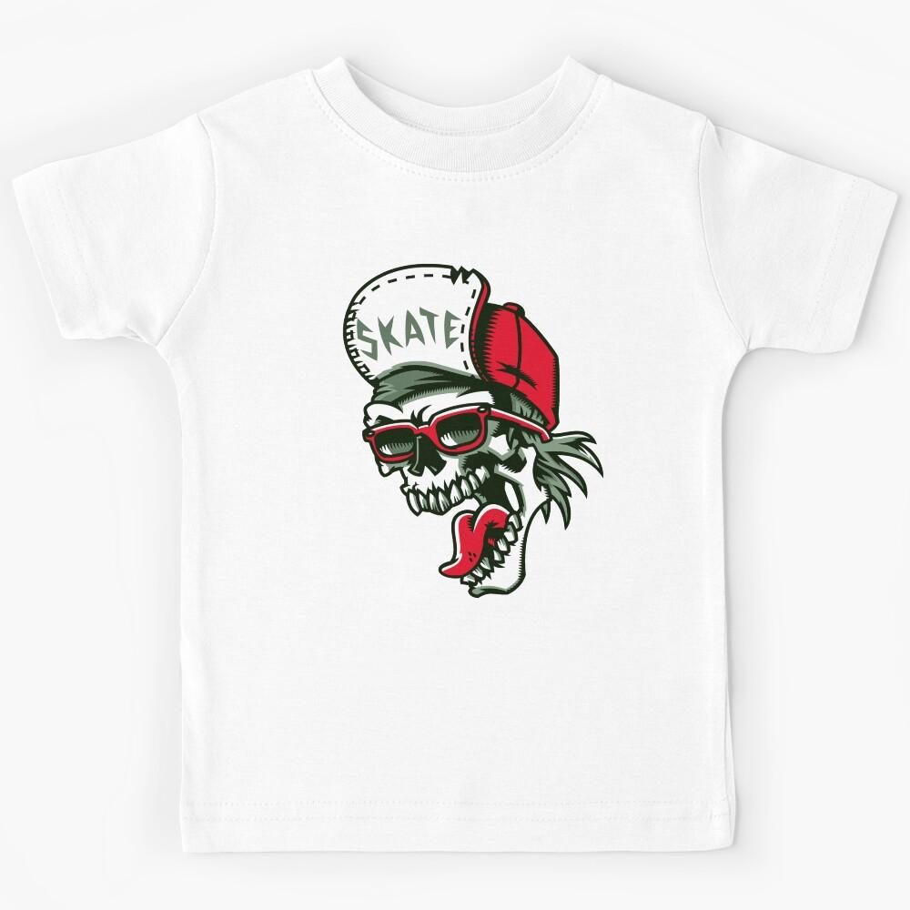Skate Skull. Kids T-Shirt 100