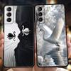 Phone Case Cover for Samsung Galaxy S25 Edge S24 S23 S22 S20 S21 FE Ultra S10 S10E Plus 5G Soft TPU Elegant White Swan Design