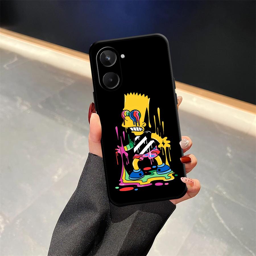 The S-simpsons Cartoon Phone Cover Case for Realme GT Master Neo2 12 14 C15 C12 P3 Ultra C21 Nazro 50 50i 11 Pro C25 C33 C35 C53