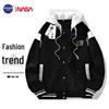 NASA GOOD Official Trendy Men's Hooded Baseball Jacket