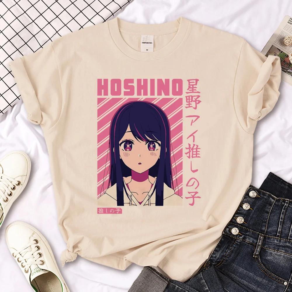 Oshi No Ko T Shirt Women Harajuku Top Girl Y2k Comic Unisexga Clothes Fashionable Summer Short Sleeved Female Top Tees