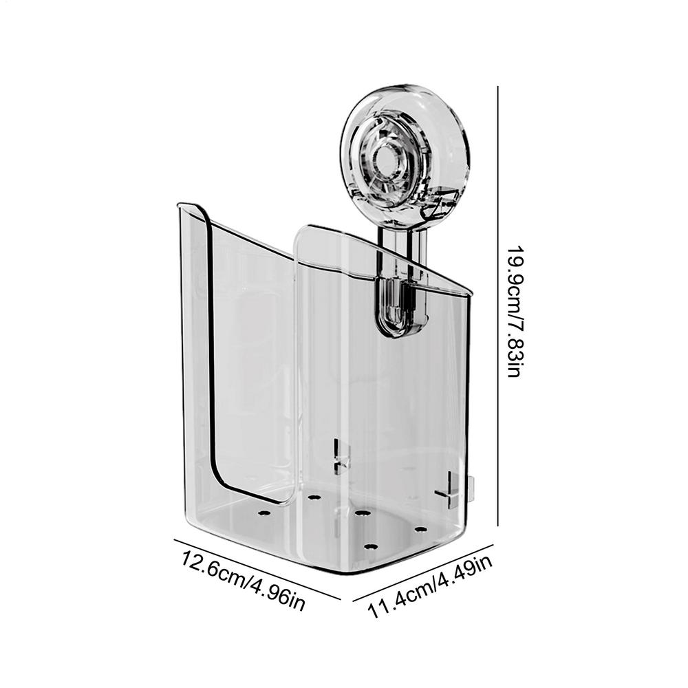 Wall Mounted Wet Wipes Dispenser Suction Cup Wall Mounted Tissue Box Holder Flushable Multifunction Wipe Containers Refillable