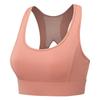 Plus Size Hollow Out Beautiful Back High Shockproof Sports Bra For Women Running Fitness