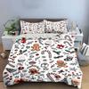 Festive Holiday Charm Bedding Sets Duvet Cover Sets Duvet Covers Pillowcases(1*Duvet Cover 2*Pillowcases Without Duvet Insert)