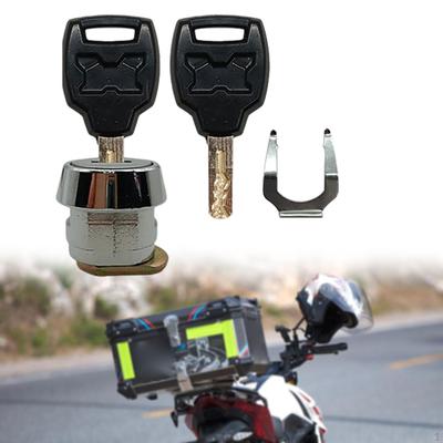 Motorcycle Rear Trunk Lock Cylinder Scooter Fitting Accessories Replacement 20mm Flat