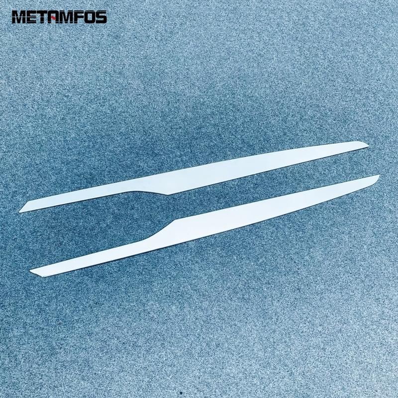 For Toyota Alphard Vellfire 2024 2025 2026 Chrome Rear Window Lower Strip Molding Trim Sticker Exterior Accessories Car Styling