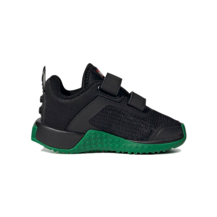 adidas LEGO x Sport Infant Black Green Baby Sneakers Core-Black Equipment-Yellow FZ5444
