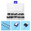 60pcs 10 Values L7805CV LM317t Transistor Assortment Kit Set With Storage Box