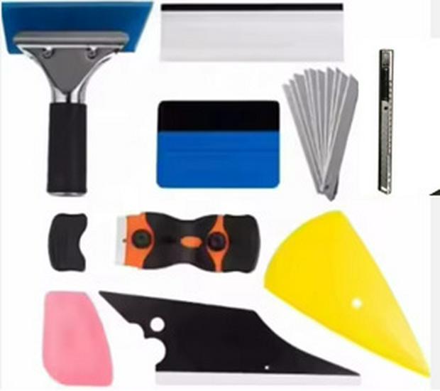 Car Window Sun Film Application Tool Set - Cow Tendon Scraper