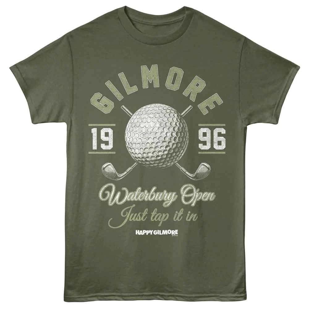 Happy Gilmore - Waterbury Open -  Unisex Children s T-shirt - Military Green 130