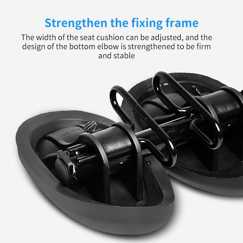 Buy Bicycle Seat Breathable Noseless Adjustable Bike Saddles Padded Ergonomic Dual Pad Bicycle