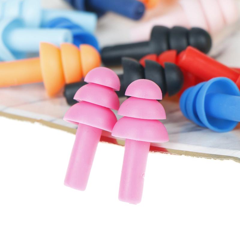 12Pcs Silicone Ear Plugs Anti Noise Snore Earplugs Comfortable For Study Sleep