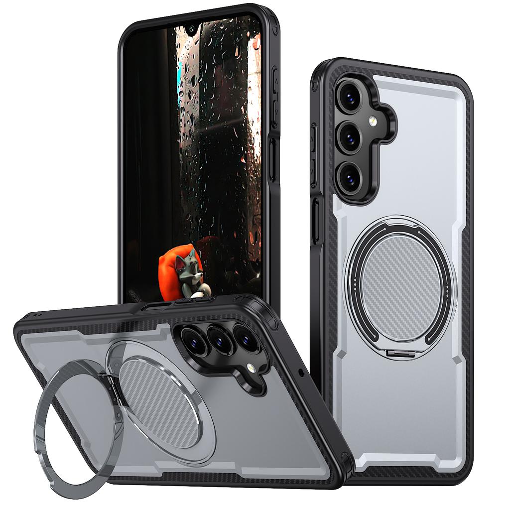 For Samsung Galaxy A16 4G/Galaxy A16 5G Case Compatible with MagSafe TPU+PC Kickstand Phone Cover