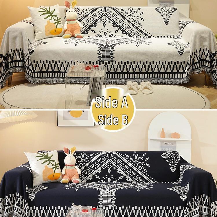 Toalla de sofá con grafiti americano: Cubierta Decorativa de Estilo Japonés y Coreano con Patrones Abstractos Coloridos