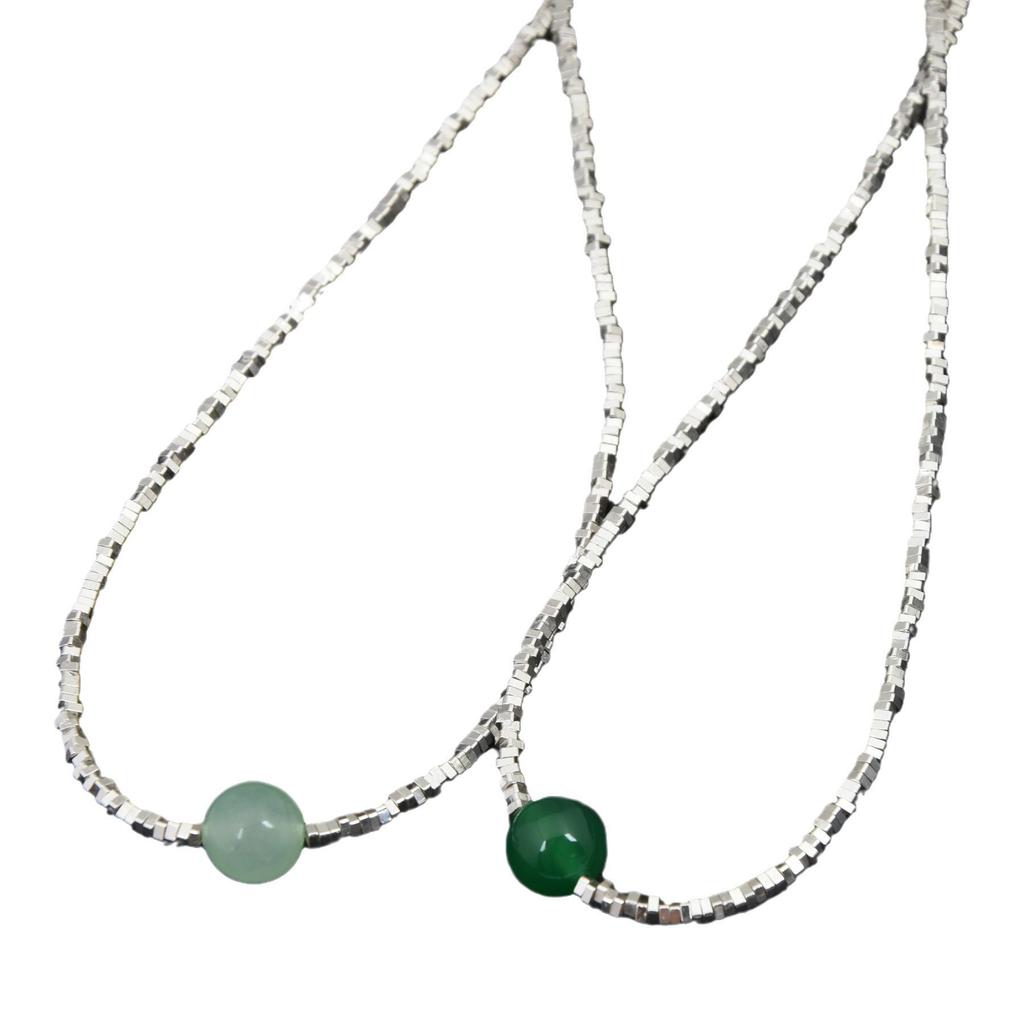 Elegantly Crafted 925 Silver Clavicle Necklace - Trendy, Unique Design for a Luxurious Birthday Gift