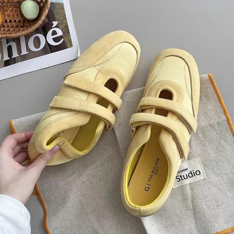Flats Women Casual Sneakers Shoes Marie Janes Ballet Woman Sandals 2025 New Summer Loafers Elegant Dress Trend Zapatos De Mujer