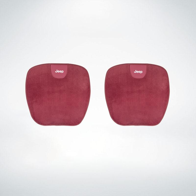 Car Seat Cover Backrest Pad Cushion Plush Interior Accessories For Jeep Grand Cherokee Wrangler JK Gladiator Compass Renegade AMV1
