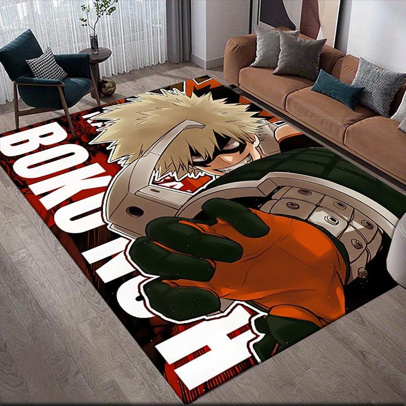 My Hero Academia Character Area Rug, MHA Fan Cozy Carpet, Ideal Gift.chl