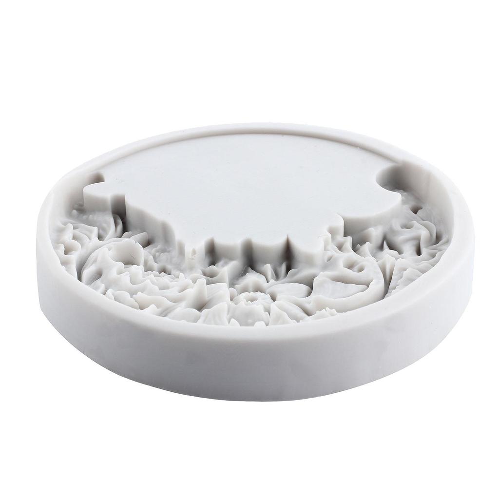 Barokní fotorámeček Silikonová forma Rámečky na obrázky Fondánové formy Nástroje na zdobení dortů Topper na cupcake Cukroví Pryskyřice Jíl Čokoláda Gumpaste forma