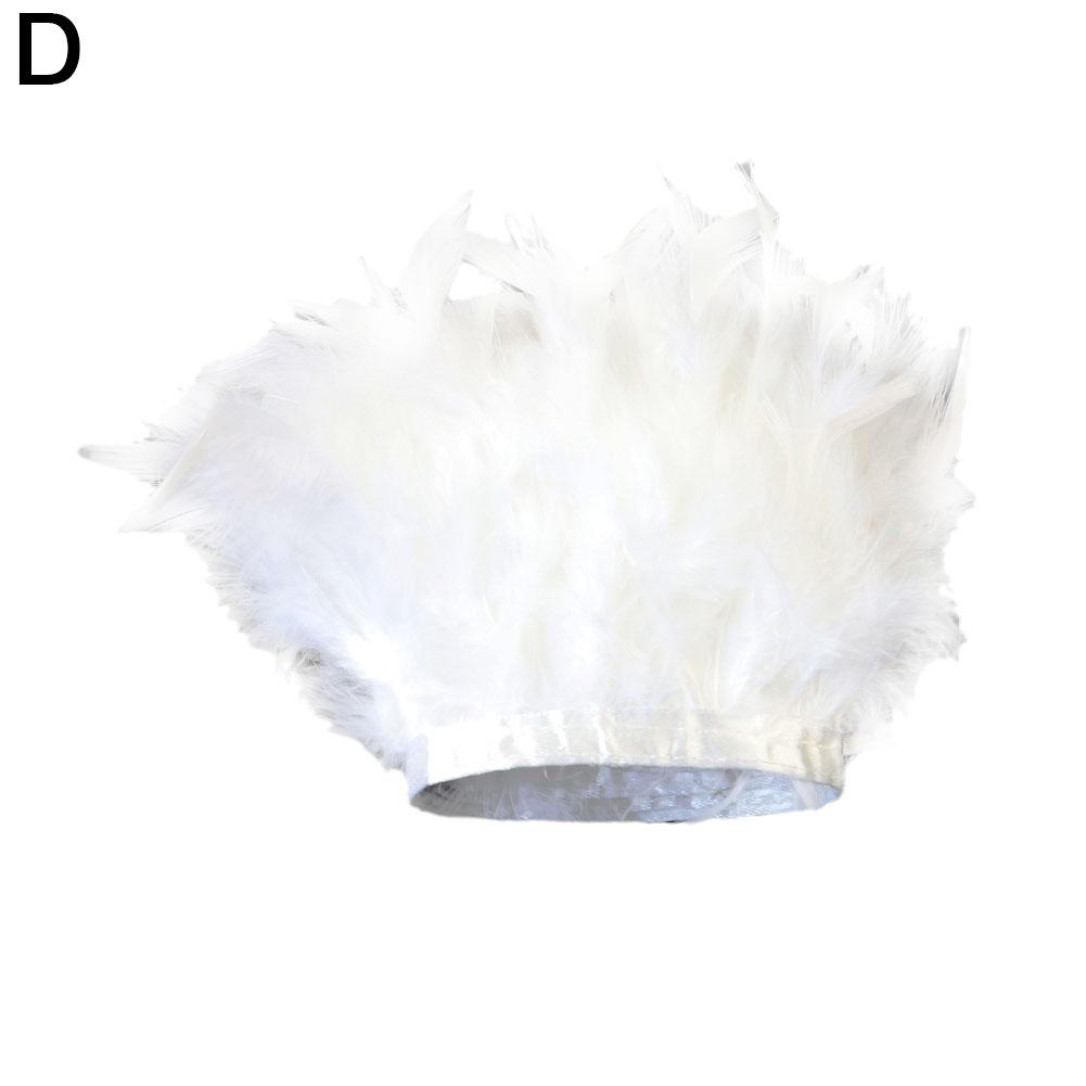 

Манжеты с перьями для женщин Манжеты с перьями на запястье Элегантные манжеты с перьями для ногтей с фотобраслетом F H5W8 white-one-size