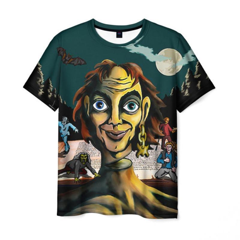 New Personalized Cartoon Rabbit T-shirt for Men with Street Style Short Sleeves and Quick Drying Fabric Comfortable