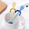 Creative 304 Stainless Steel Skeleton Spoon Halloween Funny Coffee Spoon Bone Stirring Spoon Hanging Cup Small Spoon