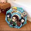 1PC Automatic Folding Umbrella Demon Slayer Tanjiro Pattern 8 Ribs Portable Foldable Travel Umbrella Christmas Birthday Gift