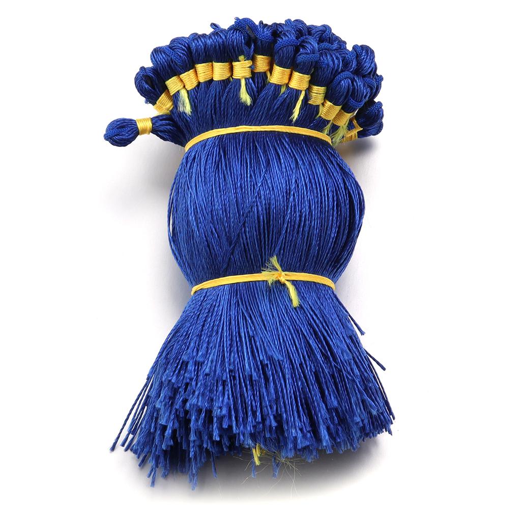 100pcs/lot Big Hanging Tassel Colorful Tassel For DIY Craft Jewelry Making Souvenir Bookmarks Chinese Knots Decor Accessories